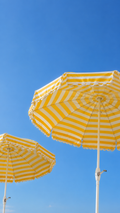 LaLuz Seaside Stripe Umbrella
