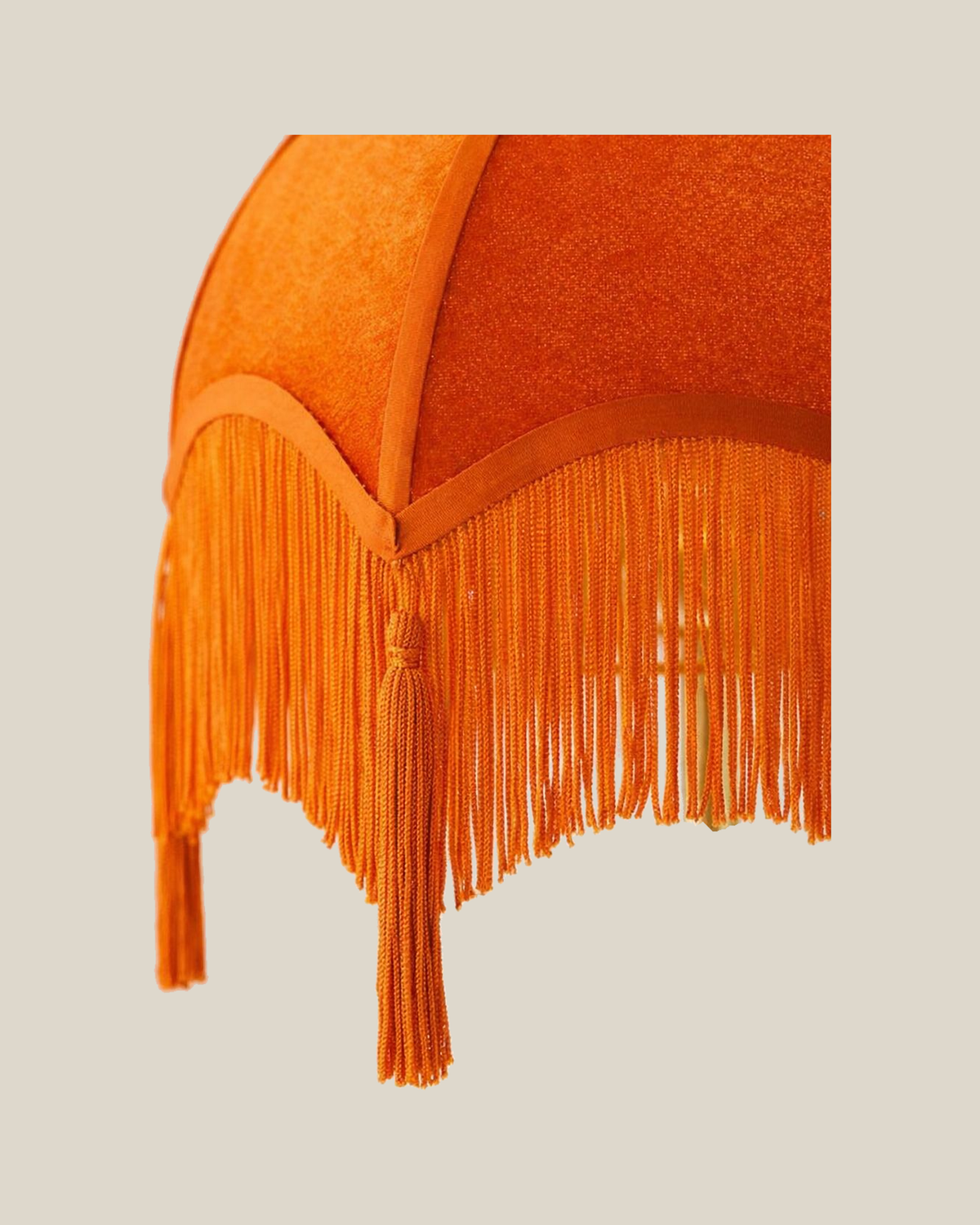 Vintage Velvet Table Lamp
