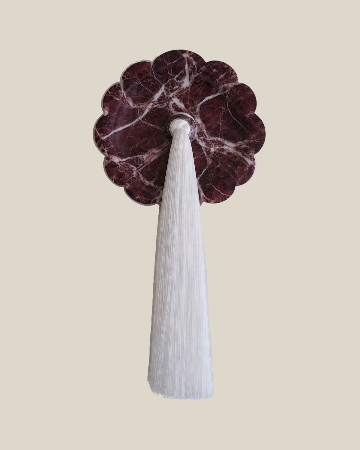 Marble X Tassel Wall Accent