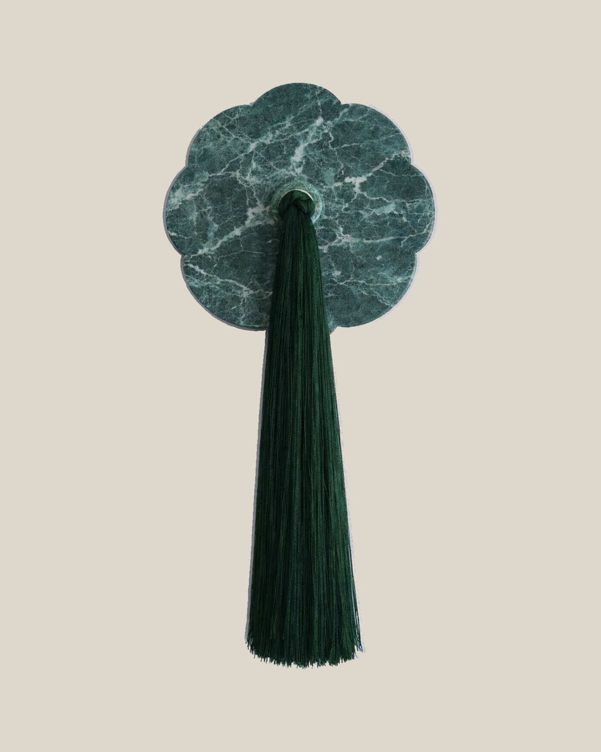 Marble X Tassel Wall Accent