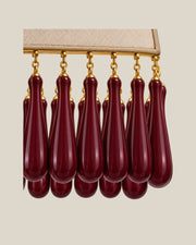 DROPLET Wall Sconce by LaLuz — Burgundy Droplet Detail