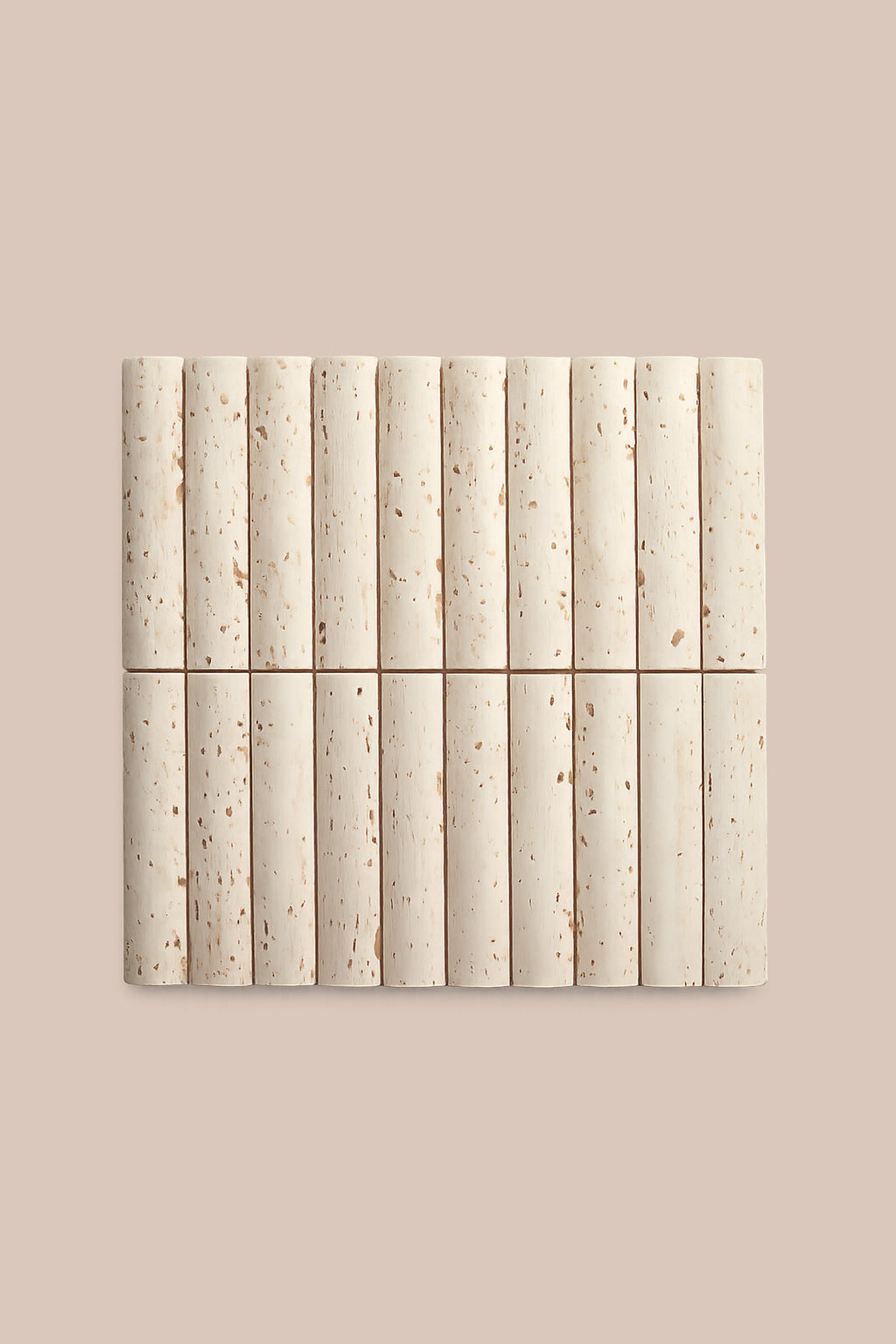 Fluted Stone Tile – 30 × 30 cm