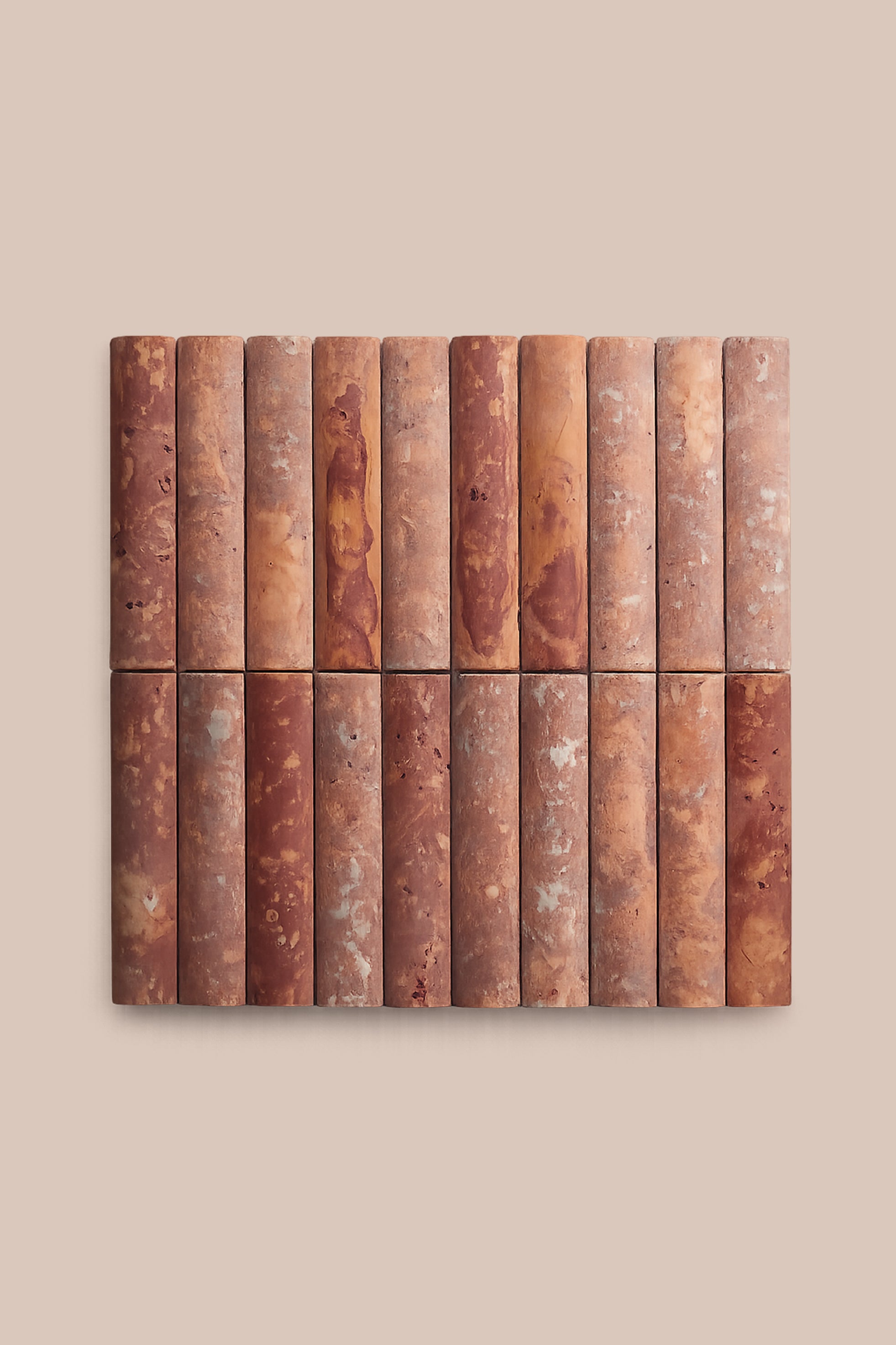 Fluted Stone Tile – 30 × 30 cm