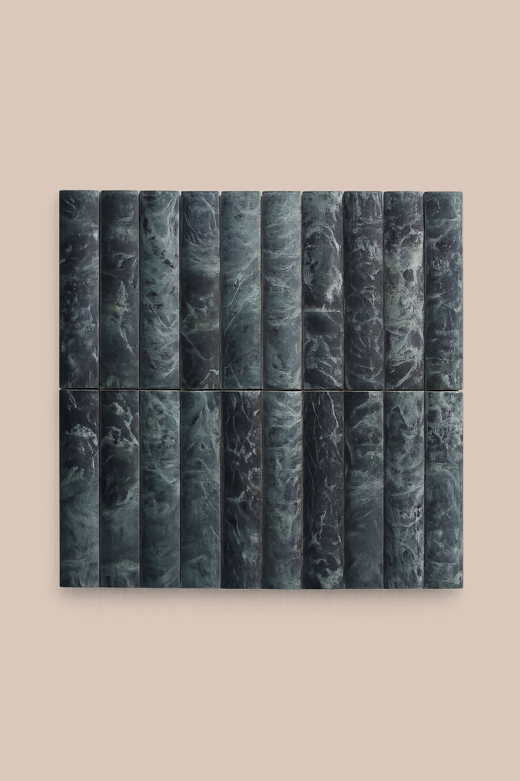 Fluted Stone Tile – 30 × 30 cm