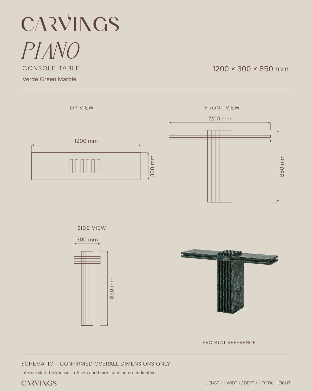 PIANO Console Table
