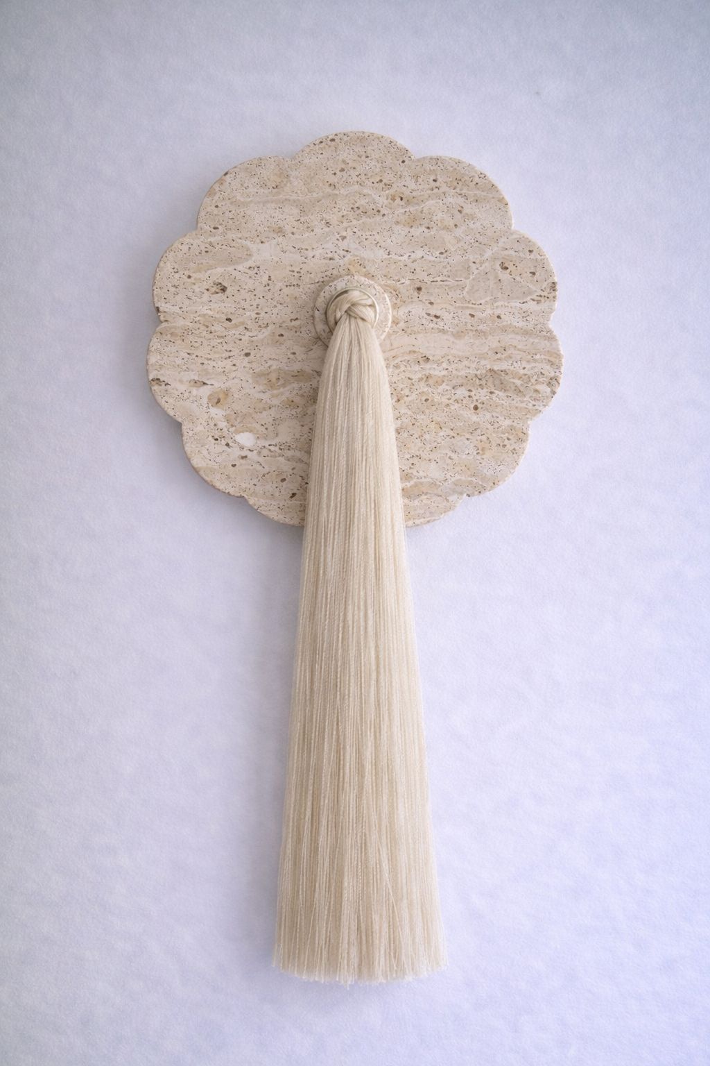 Marble X Tassel Wall Accent