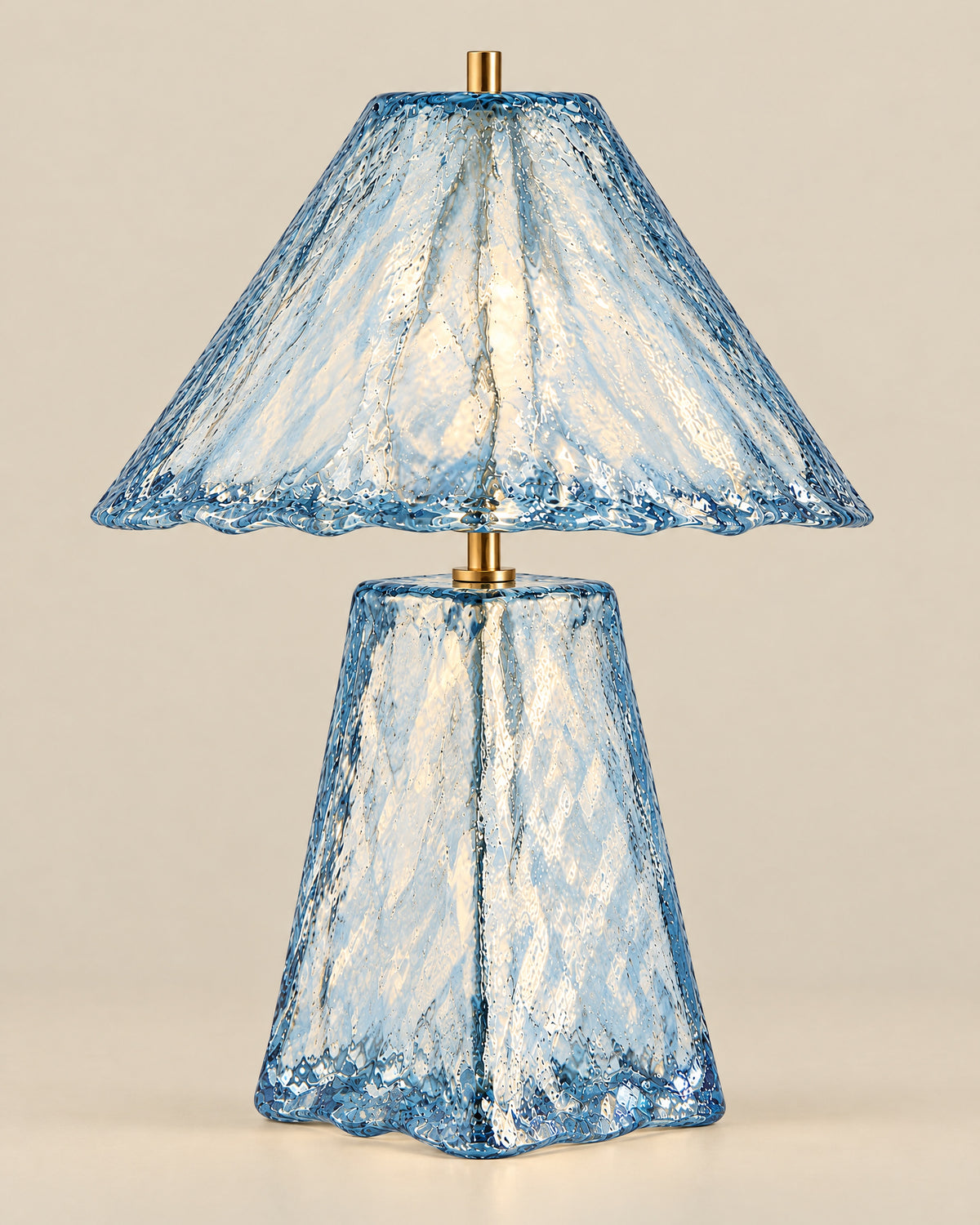 LA LUZ GLACÉ Table Lamp — Blue Studio