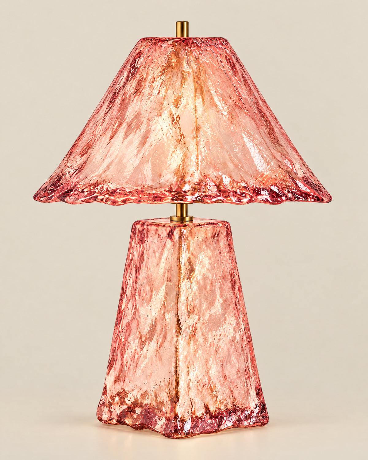 LA LUZ GLACÉ Table Lamp — Rose Pink Studio