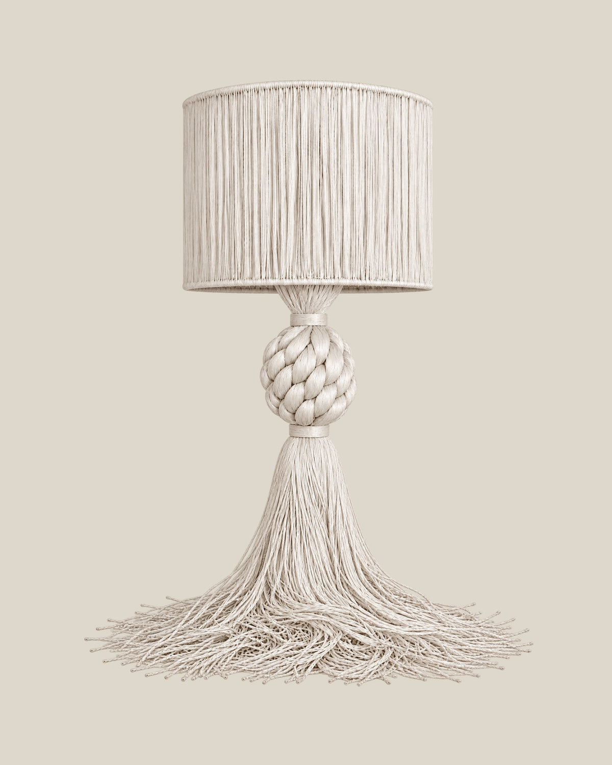 LA LUZ MUSE Table Lamp — Off white Front