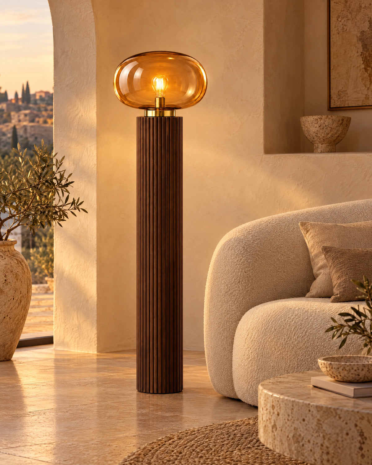 LA LUZ SOLARA Floor Lamp — Rich Brown Lifestyle