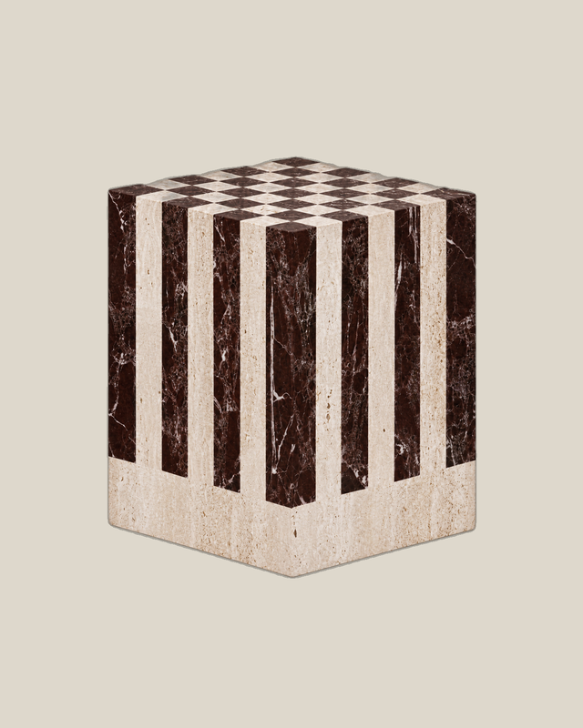 New Checkered Side Table V2