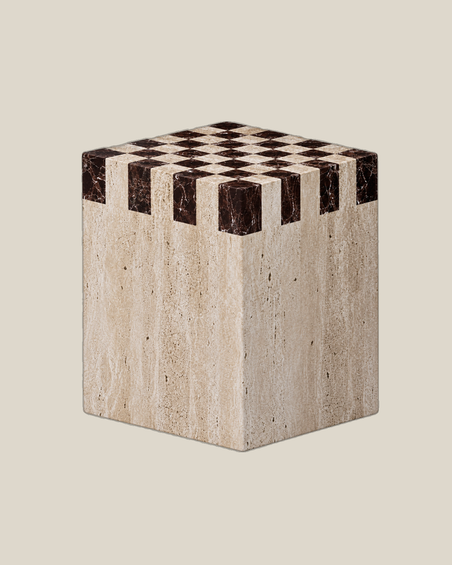 New Checkered Side Table V3